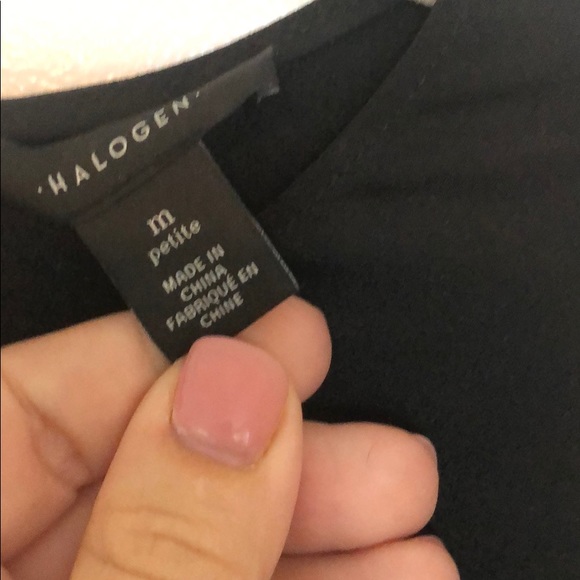 Halogen Button Back Ruffle Hem Dress - Picture 3 of 5